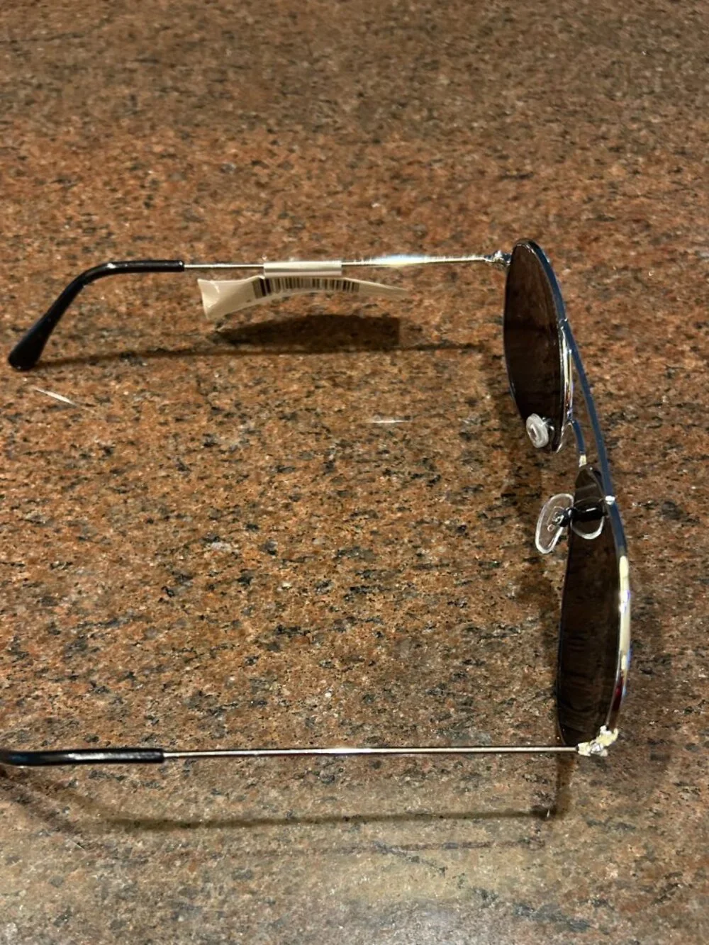 Mirrored Silver Rims Sunglasses - NWT